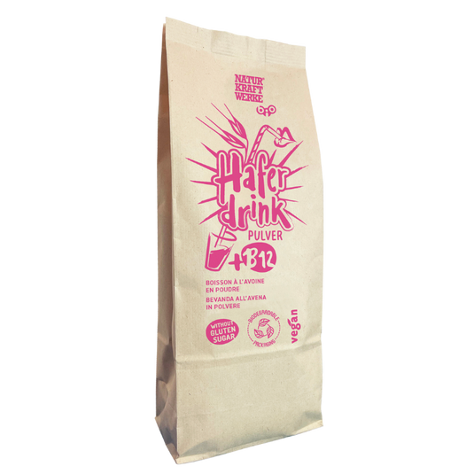 Haferdrink Pulver mit Vitamin B12 - bio-swiss