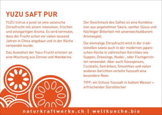 Yuzu Saft - bio-swiss