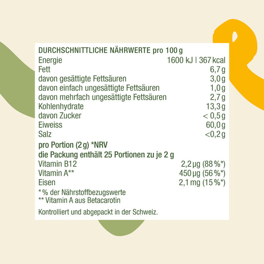 Spirulina Tamandua Pulver