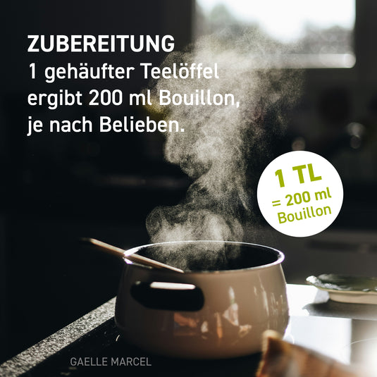 Gemüse Bouillon mit B12