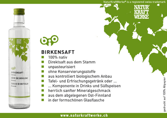 Birkensaft - bio-swiss