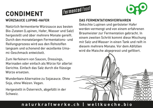 Condiment Lupine-Hafer - bio-swiss