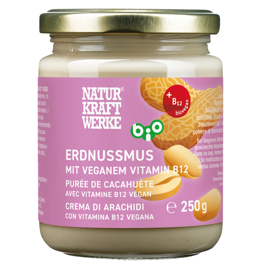 Erdnussmus mit Vitamin B12 - bio-swiss