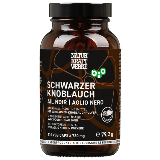 Schwarzer Knoblauch Vegicaps - bio-swiss