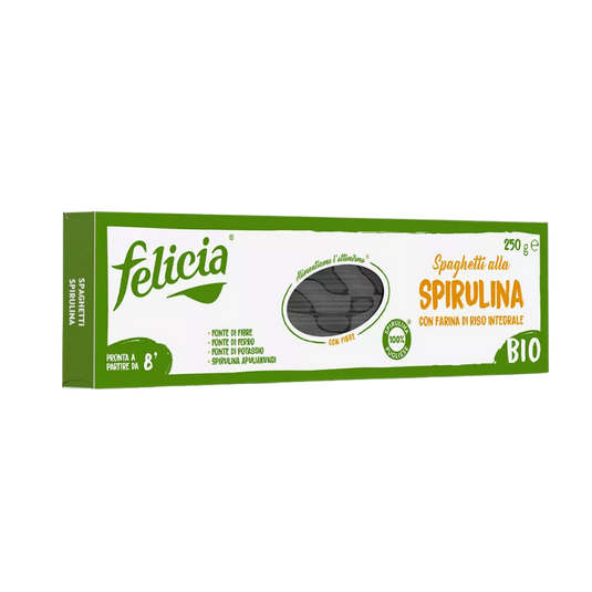 Spaghetti Vollkornreis Spirulina Felicia - bio-swiss