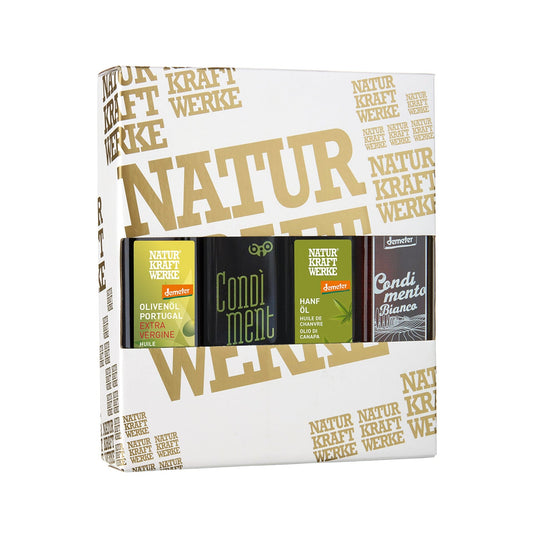 Geschenk-Set "Verfeinern und Würzen" 4 Flaschen à 250ml BIO/Demeter - bio-swiss