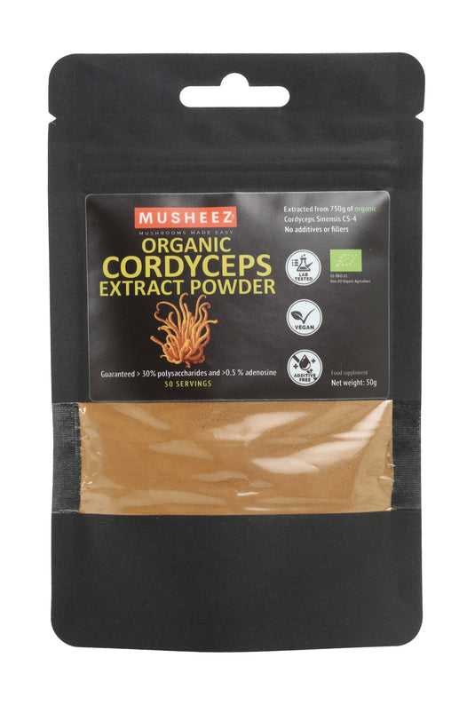 Cordyceps Vitalpilz Extrakt Pulver 50 g BIO/kbA